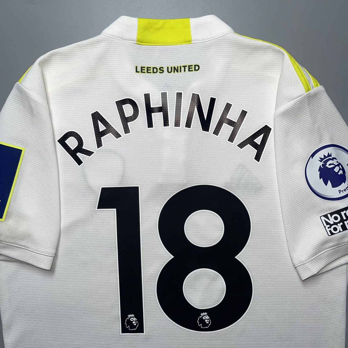 Adidas LEEDS UNITED ADIDAS 2021/2022 FOOTBALL JERSEY #18 RAPHINHA Size US M / EU 48-50 / 2 - 10 Thumbnail