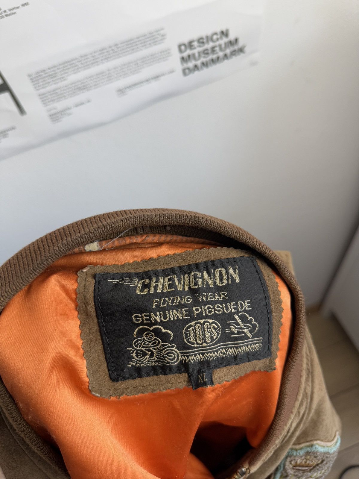 Chevignon × Vintage Vintage 90s Chevignon boxy leather suede bomber jacket XL Size US XL / EU 56 / 4 - 8 Thumbnail