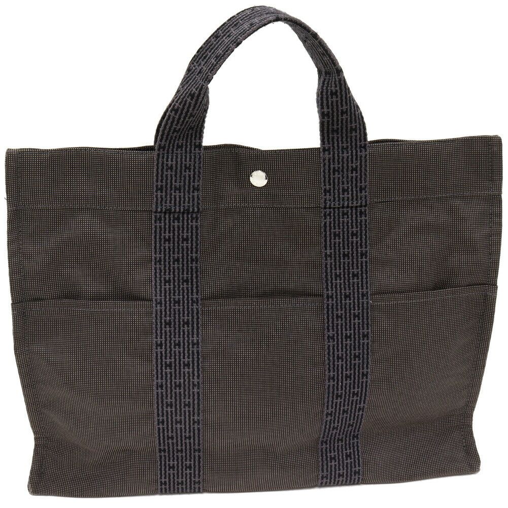 Hermes Hermes Hermes Herline Canvas Tote MM Textile Tote Bag DUTY FREE for USA Size ONE SIZE - 1 Thumbnail