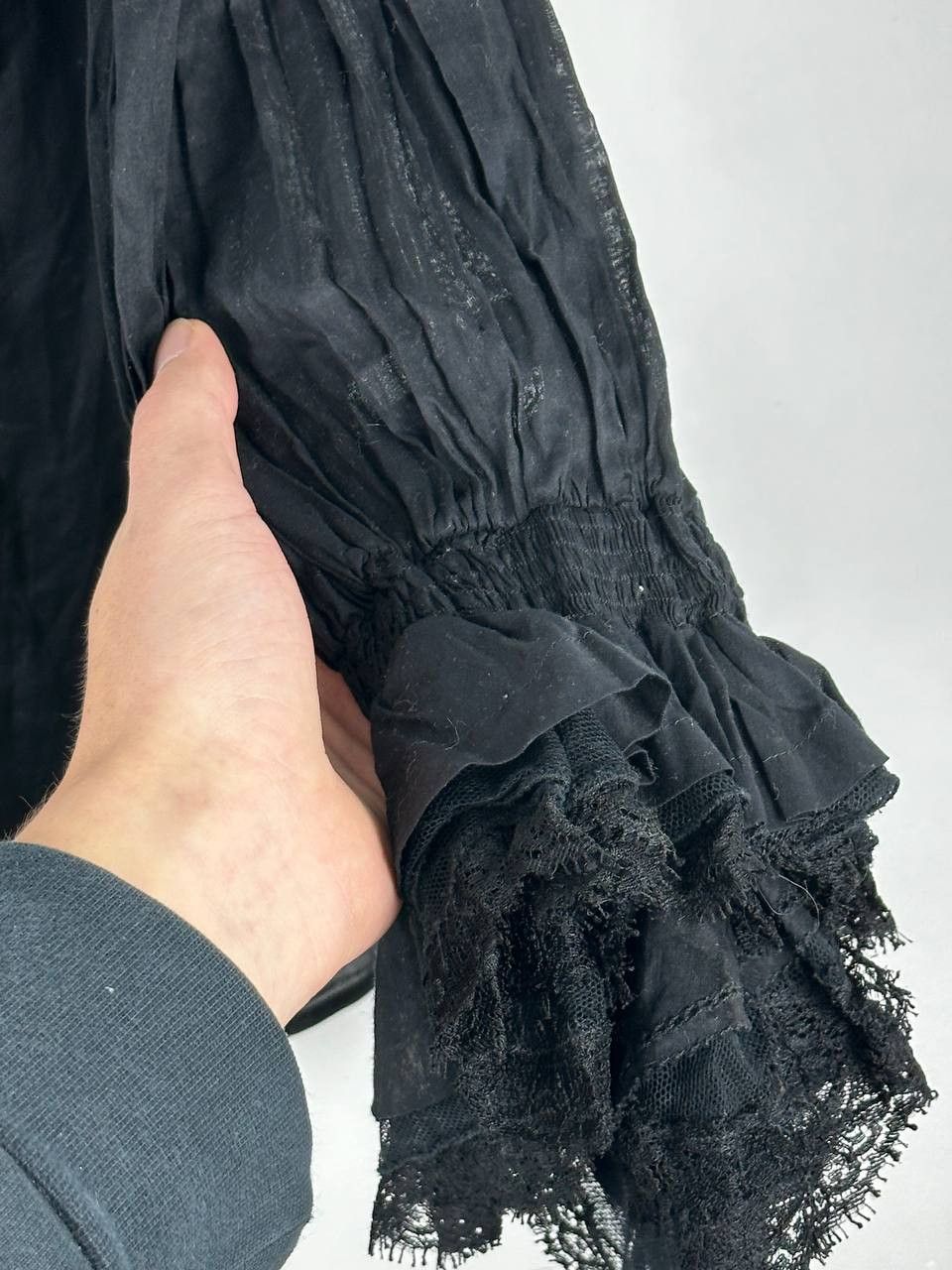 Roberto Cavalli × Vintage VINTAGE Roberto Cavalli Mesh Y2K Luxury Blouse Size M / US 6-8 / IT 42-44 - 6 Thumbnail