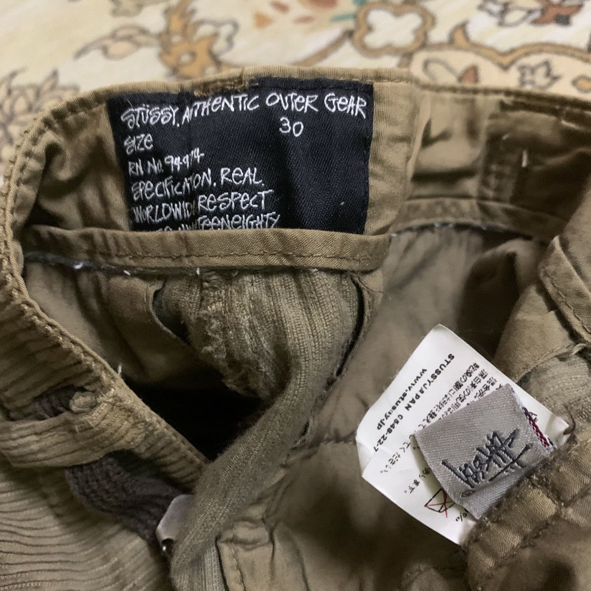 Stussy VINTAGE STUSSY PANTS CUDROY Size US 31 - 13 Thumbnail