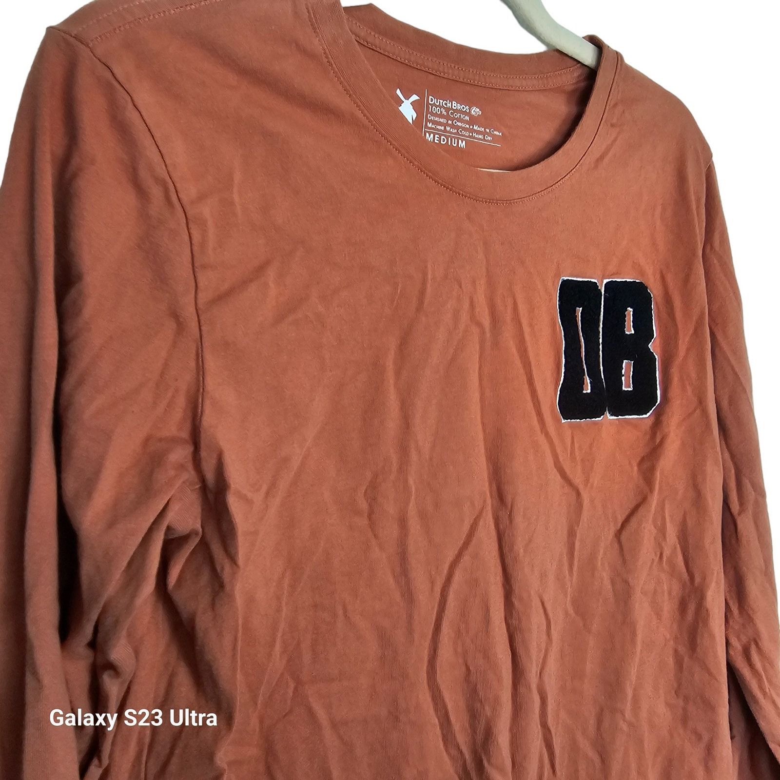 Gitman Bros. Vintage Dutch Bros Coffee LS Crew Neck T-Shirt Sz M Casual Spell Out Size US M / EU 48-50 / 2 - 8 Thumbnail