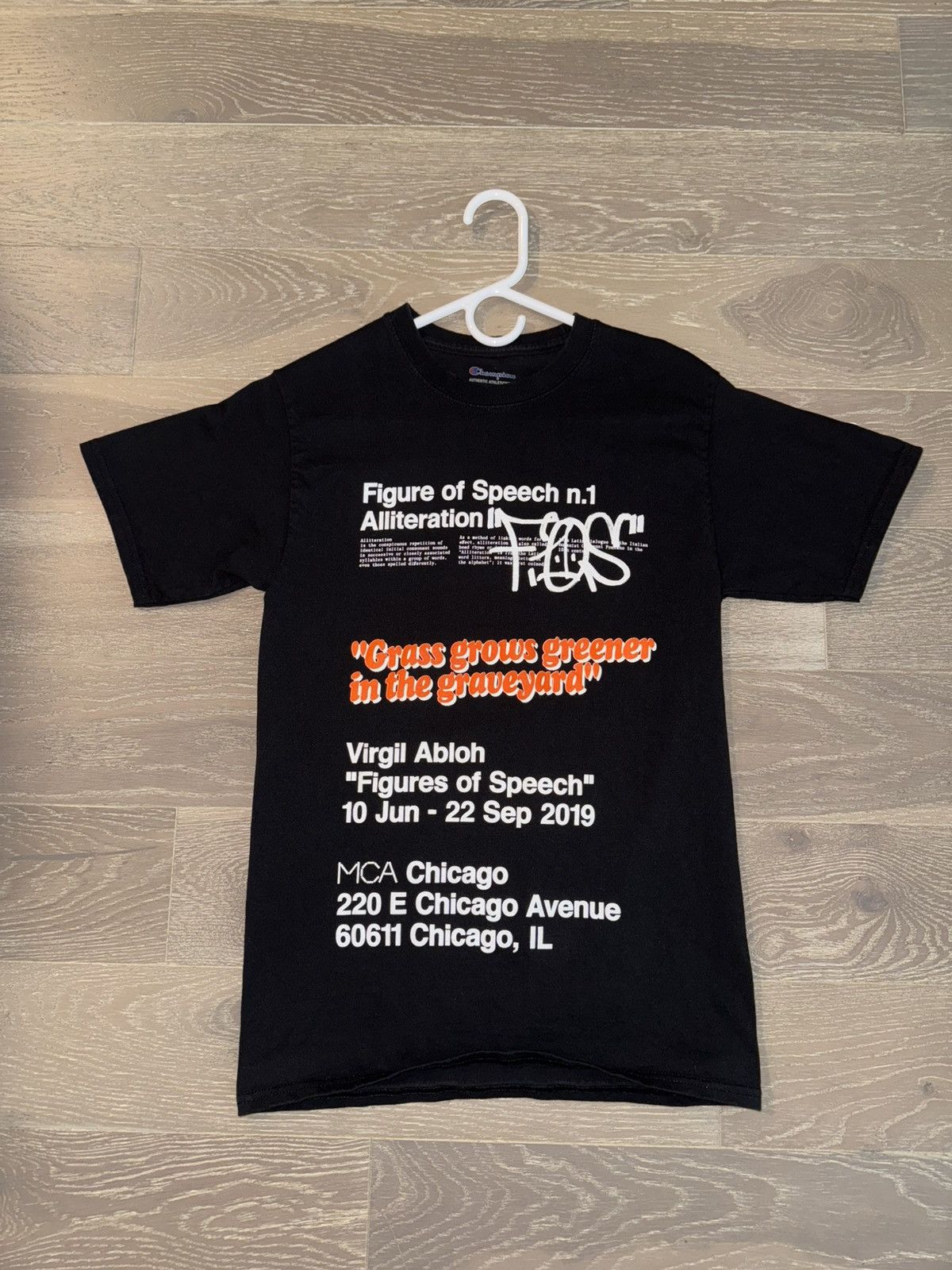 Virgil Abloh MCA Figures of Speech Hyperbole T-Shirt