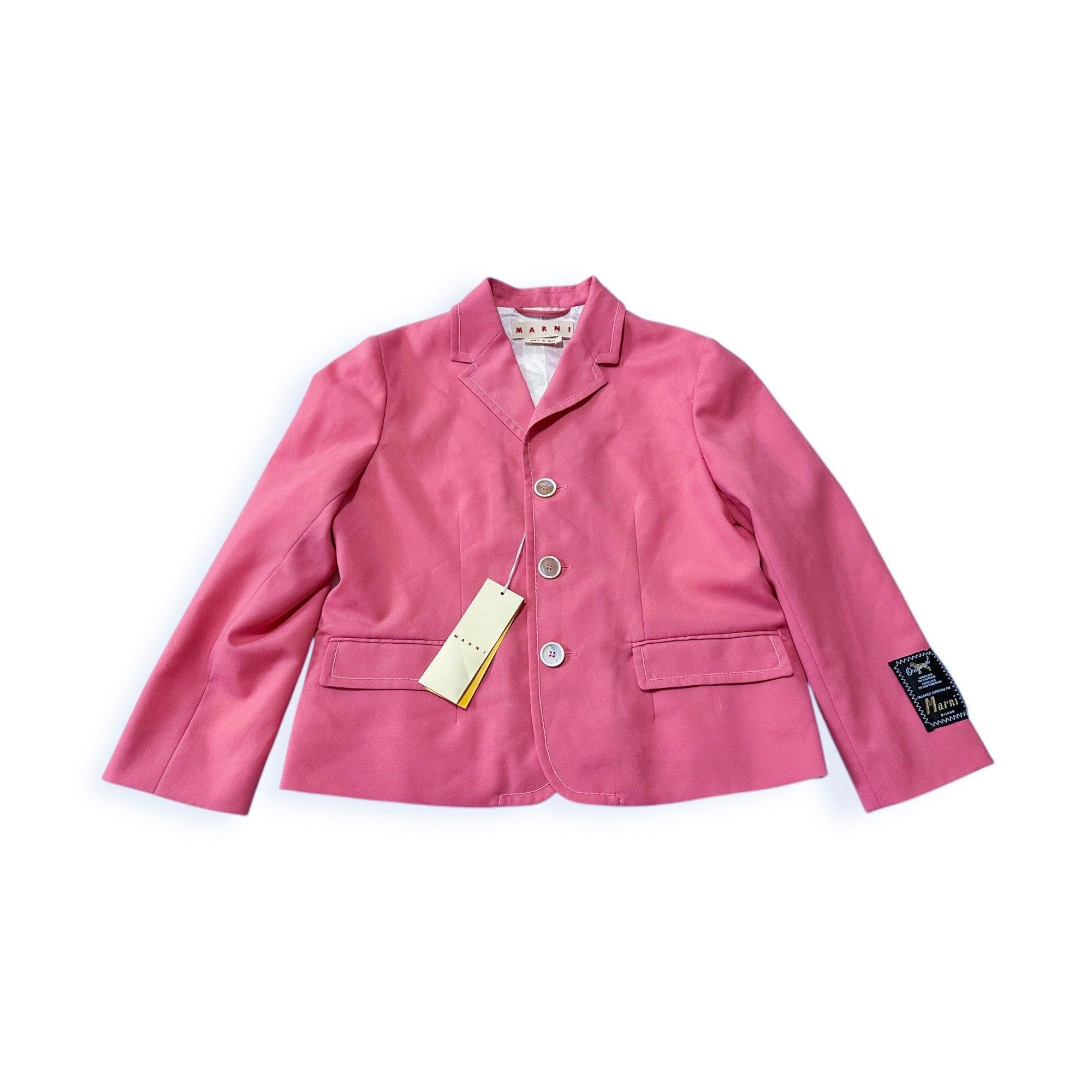 Marni Marni Pink Tailored virgin wool jacket, Size 44 Italy, New Size M / US 6-8 / IT 42-44 - 6 Thumbnail