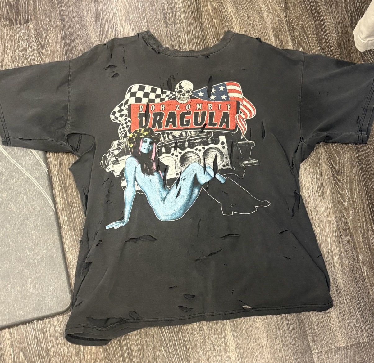 Band Tees Rob zombie Dragula Thrashed Size US XL / EU 56 / 4 - 1 Thumbnail