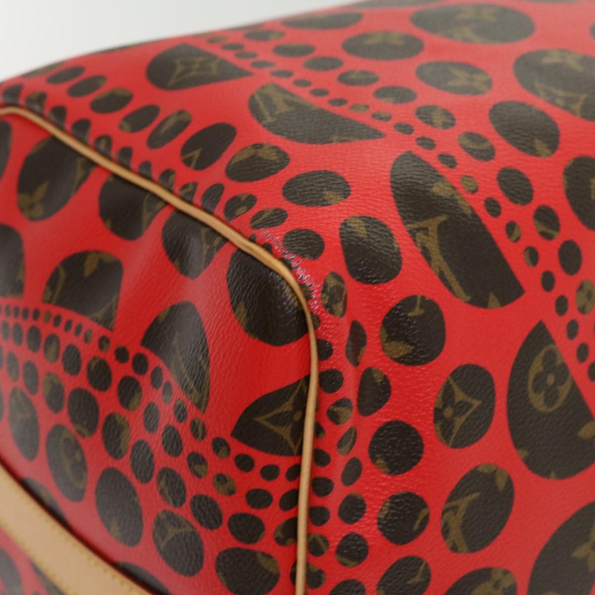 Louis Vuitton LOUIS VUITTON Monogram Yayoi Kusama Keepall Bandouliere55 Size ONE SIZE - 9 Thumbnail