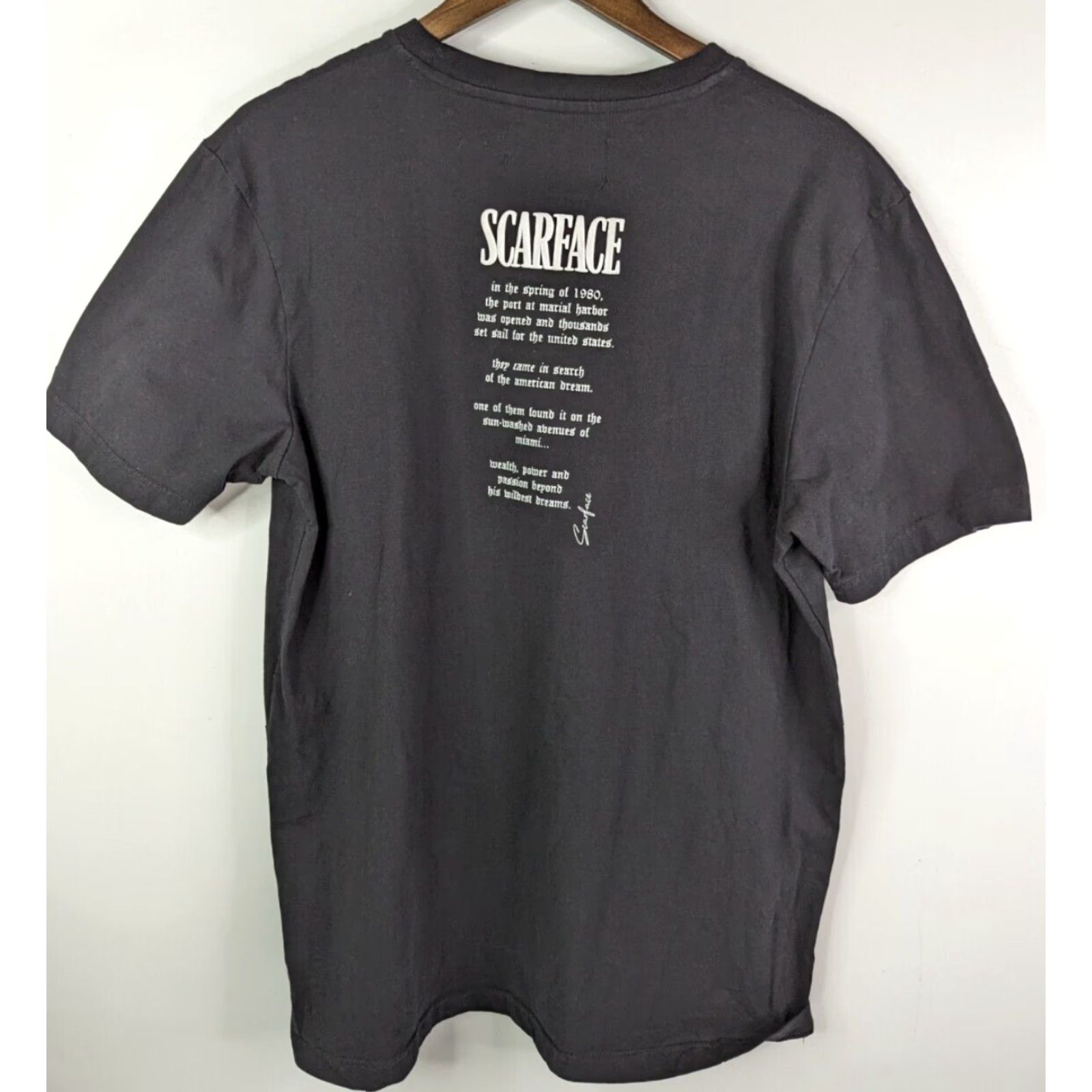 Palace Scarface x Shoe Palace T-Shirt L Black Tony Montana Tee Movie Mens Size US L / EU 52-54 / 3 - 3 Thumbnail