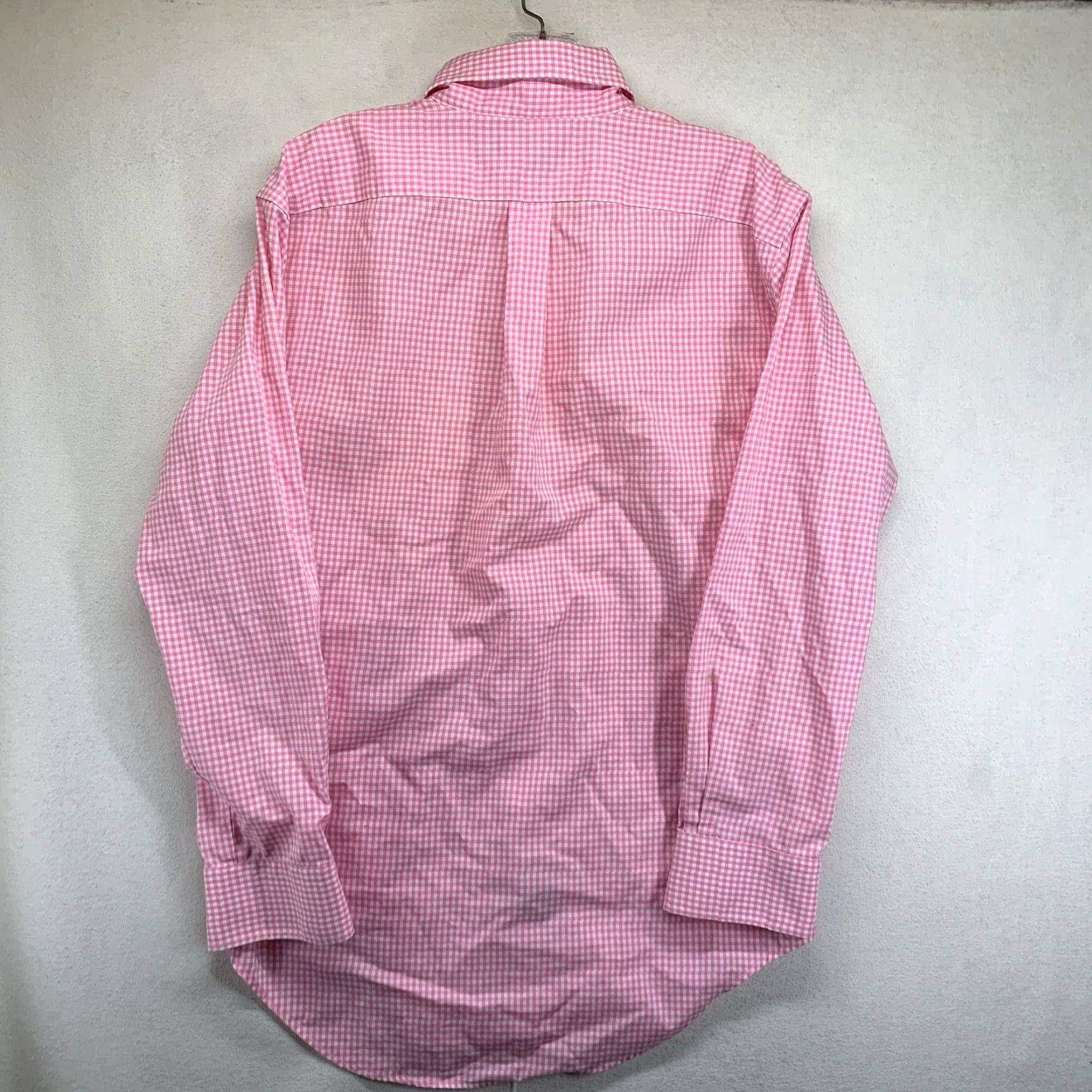Ralph Lauren Lauren Ralph Lauren Mens Button-Up Shirt Plaid Pink 15½ 32/33 Non-Iron Long Sleeve Classic Fit Size XL / US 12-14 / IT 48-50 - 3 Thumbnail