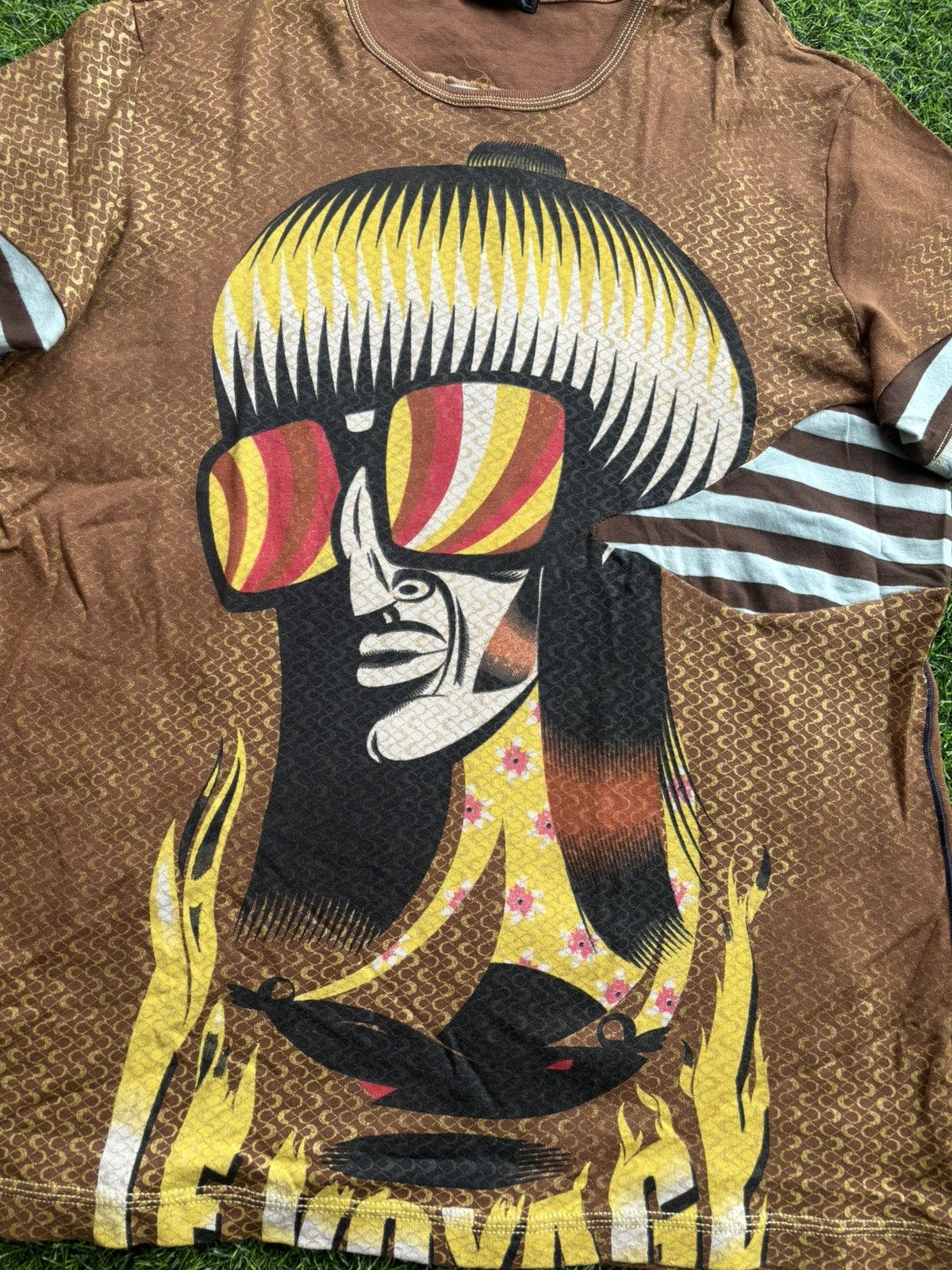 Hysteric Glamour Y2k Oustok Art Tshirt Size US L / EU 52-54 / 3 - 3 Thumbnail
