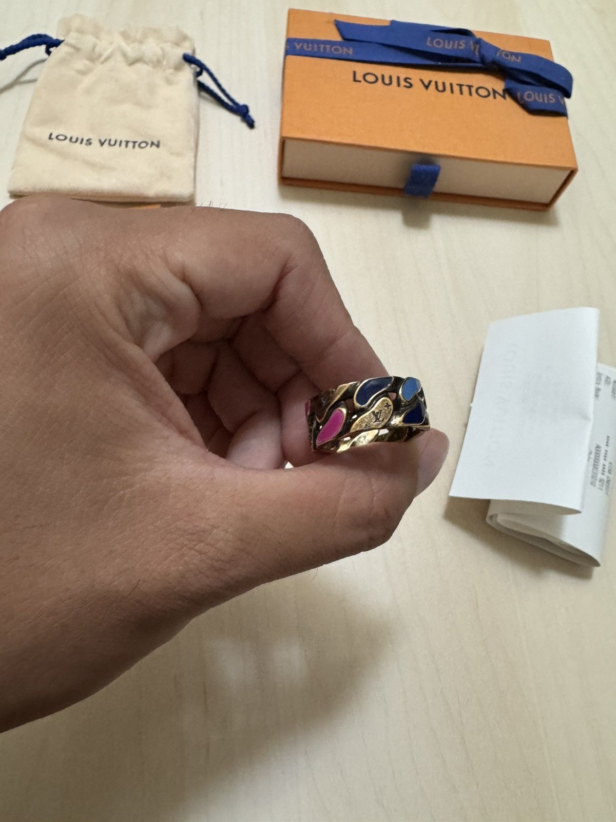 Louis Vuitton Louis Vuitton Chain Links Ring Size ONE SIZE - 1 Thumbnail