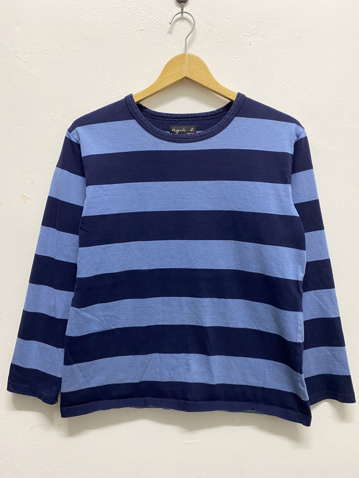 agnes b. Vintage Agnes.B Long Sleeve Stripe Design for Women's Size US M / EU 48-50 / 2 - 2 Thumbnail