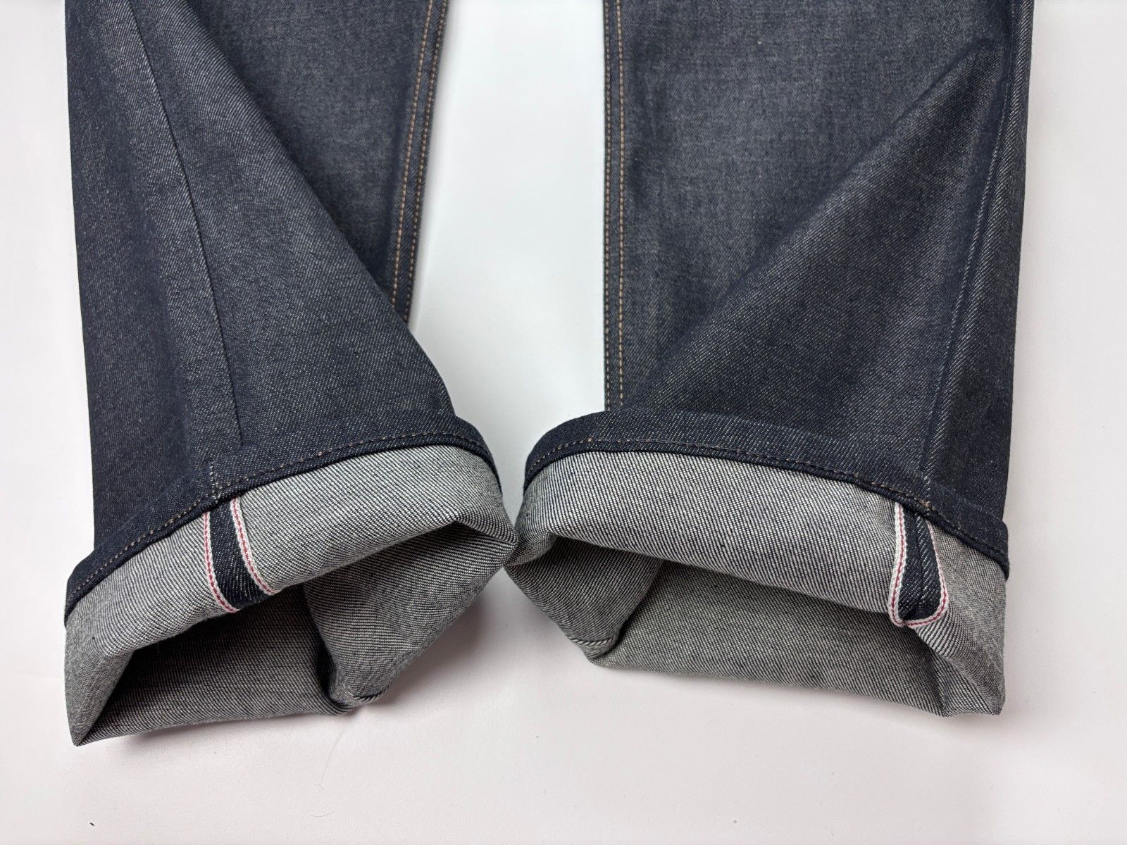 Pepe Jeans Pepe Jeans Ani Selvedge Straight Jeans Navy Blue Size 30x28 Size US 30 / EU 46 - 4 Thumbnail