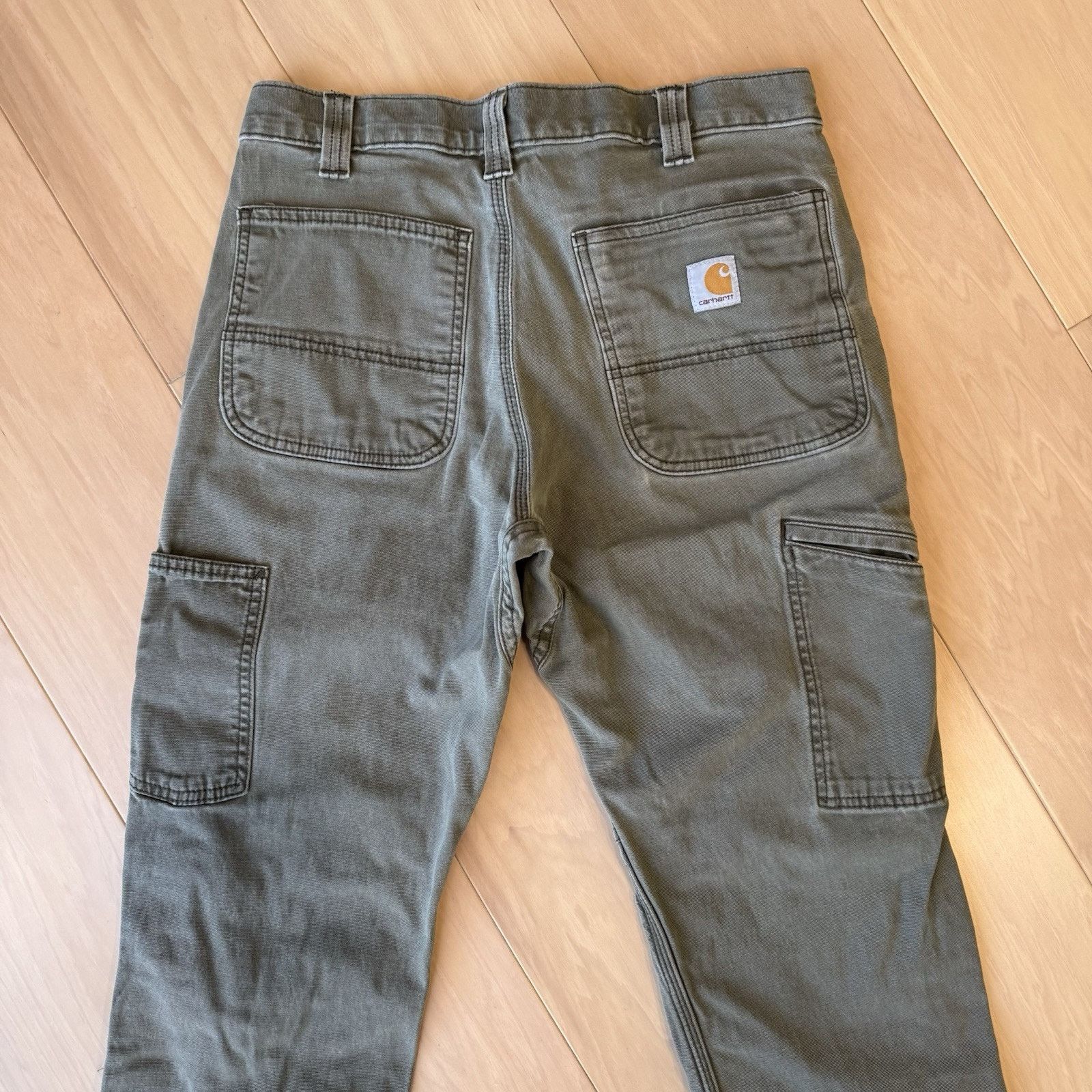 Carhartt Carhartt Double Knee Pants 32 Green Workwear Carpenters WIP Size US 32 / EU 48 - 7 Thumbnail