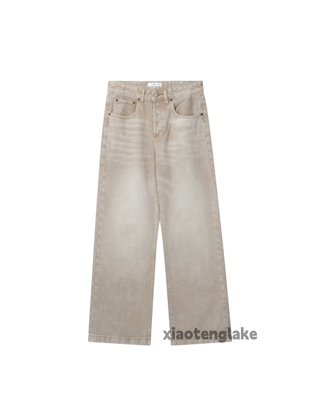 Jean × Vintage washed faded cleanfit yuppie loose baggy jeans Size US 28 / EU 44 - 4 Thumbnail