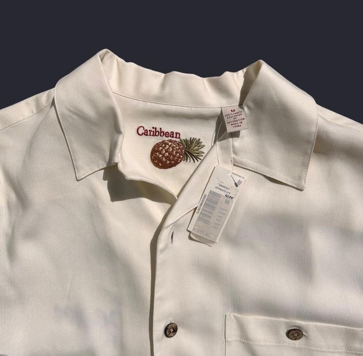 Caribbean Caribbean Off-White Polo with Embroidered Sailboat Men’s M Size US M / EU 48-50 / 2 - 4 Thumbnail