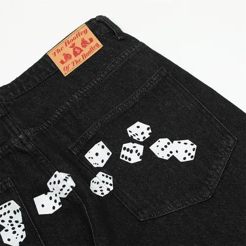Jean hiphop pattern jeans Size US 32 / EU 48 - 8 Thumbnail