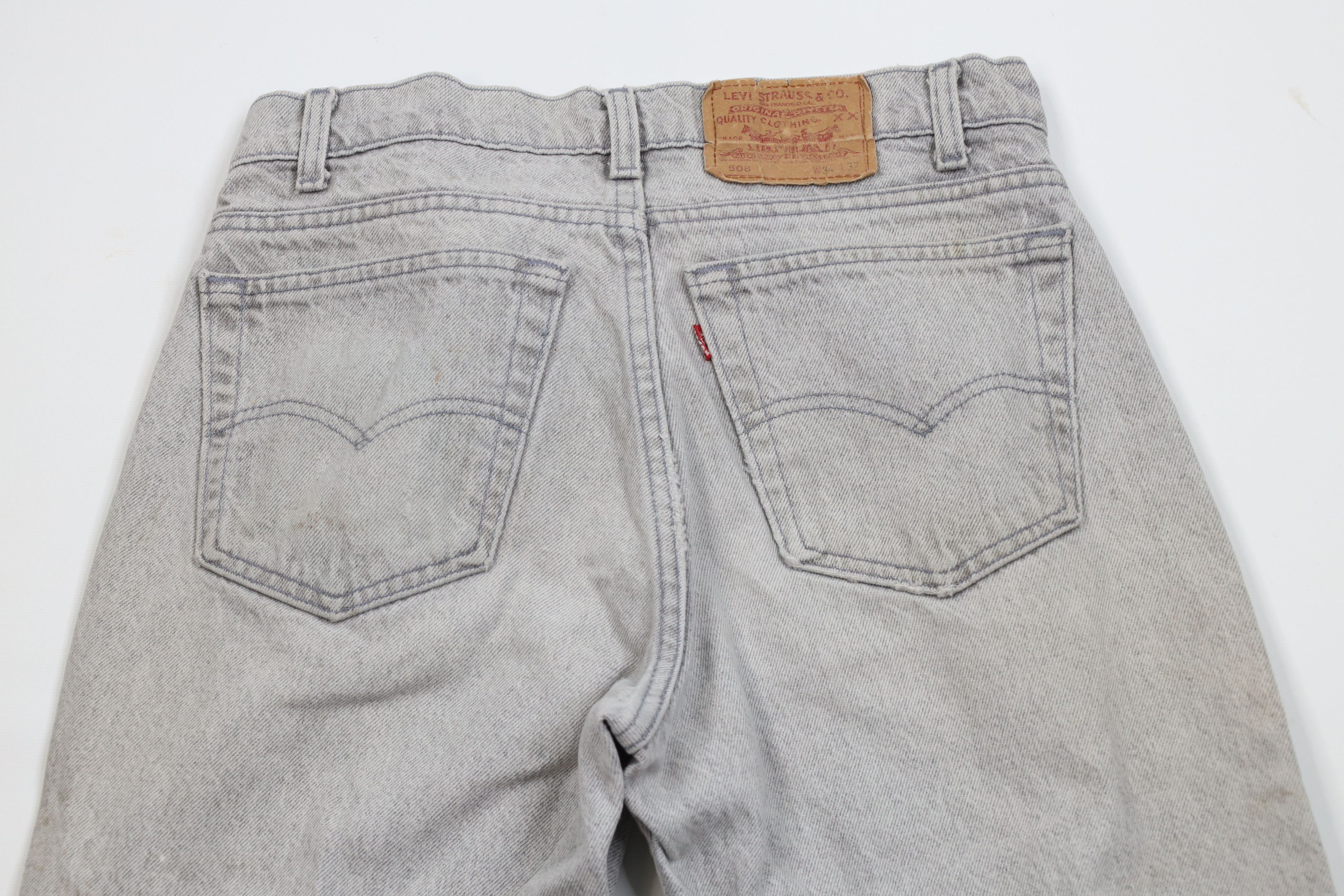 Levi's Vintage 80s 90s Levis 506xx Acid Wash Straight Leg Jeans USA Size US 34 / EU 50 - 12 Thumbnail