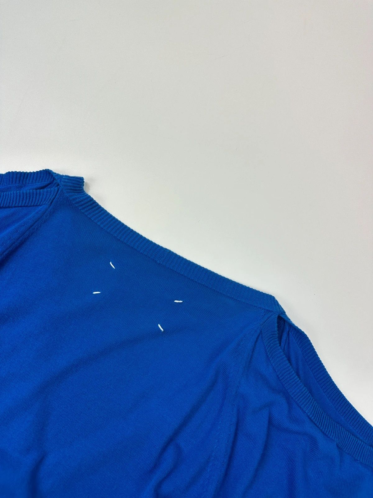 Maison Margiela Martin Margiela Line1 SS09 Electric Blue Cardigan Shoulder Size US M / EU 48-50 / 2 - 6 Thumbnail