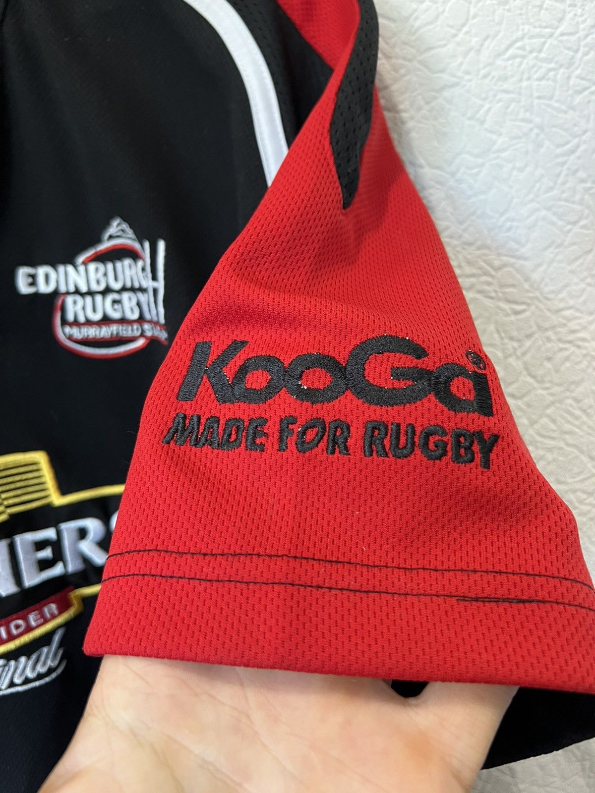 Vintage KooGa Edinburgh Rugby Shirt Jersey Mens Black Size US XXL / EU 58 / 5 - 5 Thumbnail