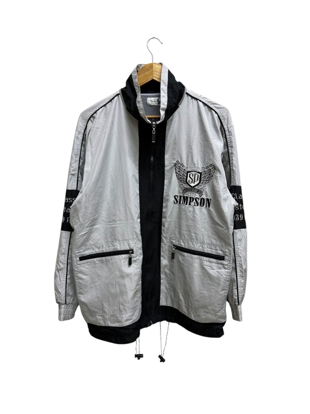 The Simpsons Vintage Simpson Sport Windbreaker Jacket Size US L / EU 52-54 / 3 - 2 Thumbnail