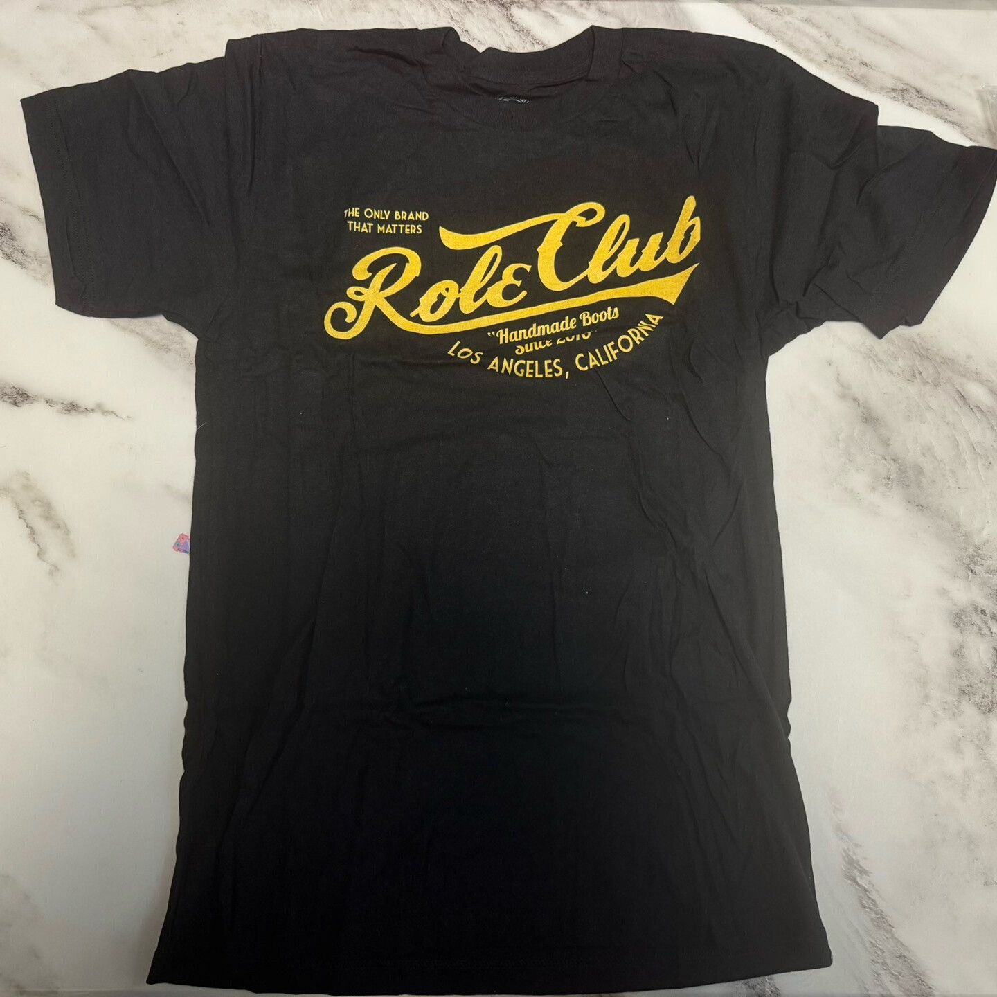 RRL Ralph Lauren Role Club T-Shirt Vintage Black Design Size US M / EU 48-50 / 2 - 1 Thumbnail