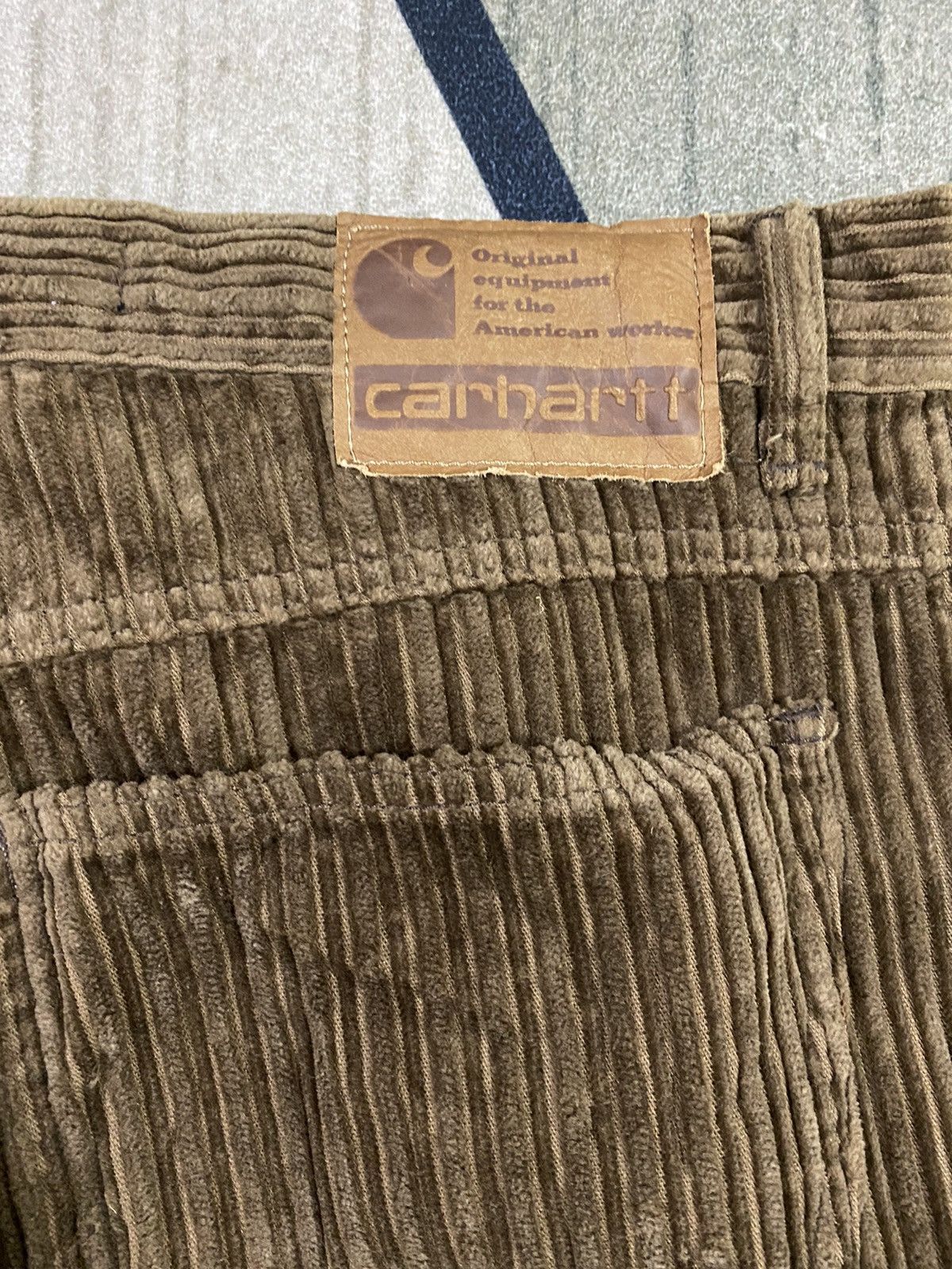 Carhartt × Vintage Carhartt Lot 0895-68 W89 Velor Style Ribbed Conduroy style Size 34" / US 12 / IT 48 - 6 Thumbnail