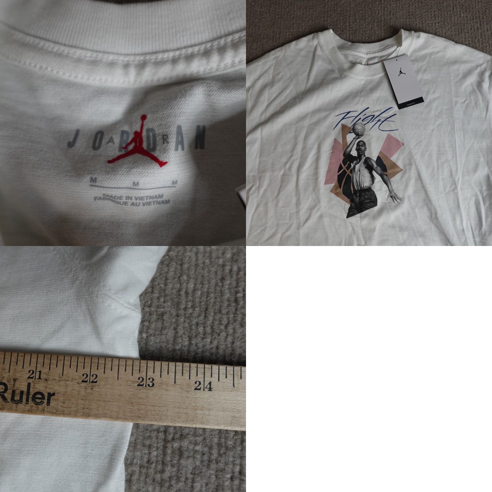 Nike Nike Womens Shirt M White Oversized T-shirt FN5708 NEW Size M / US 6-8 / IT 42-44 - 8 Thumbnail