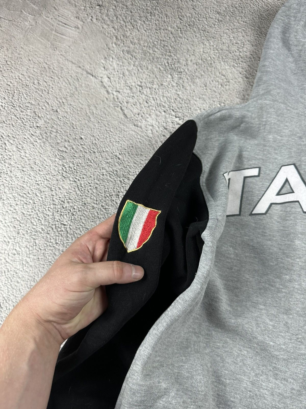 Japanese Brand Italia Full Zip Hoodie Y2K Soccer Jersey Blockcore Style Size US M / EU 48-50 / 2 - 10 Thumbnail