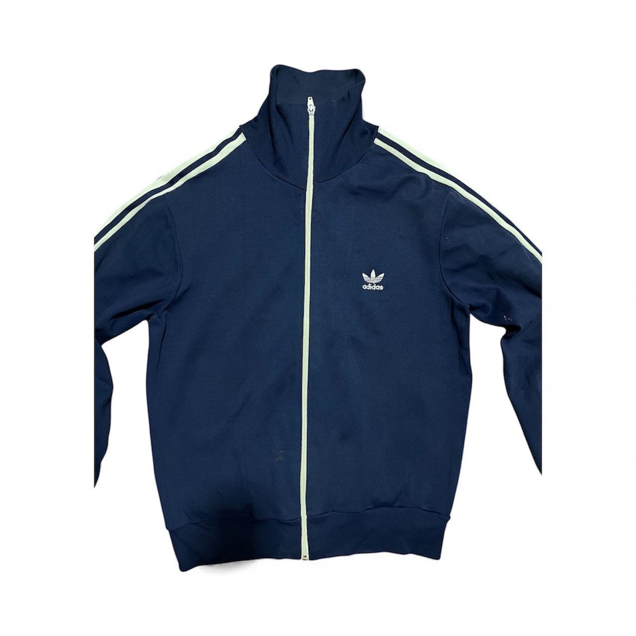 Adidas Vintage Adidas Track Jacket Navy blue Size US M / EU 48-50 / 2 - 1 Thumbnail