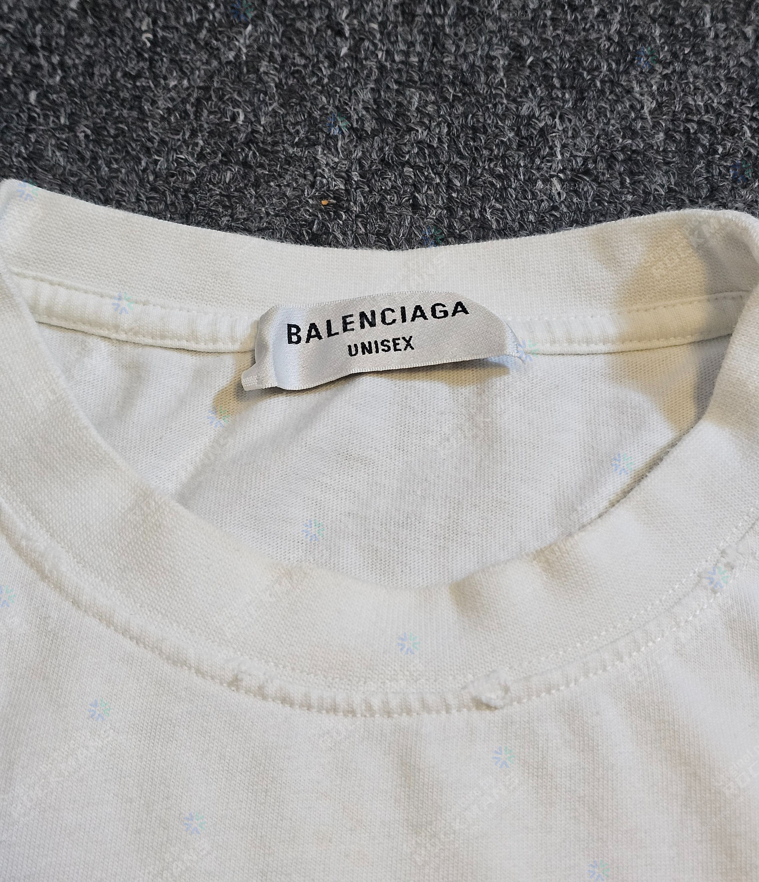 Balenciaga Balenciaga Script Logo Oversize T-shirt White Size L Size US L / EU 52-54 / 3 - 3 Thumbnail