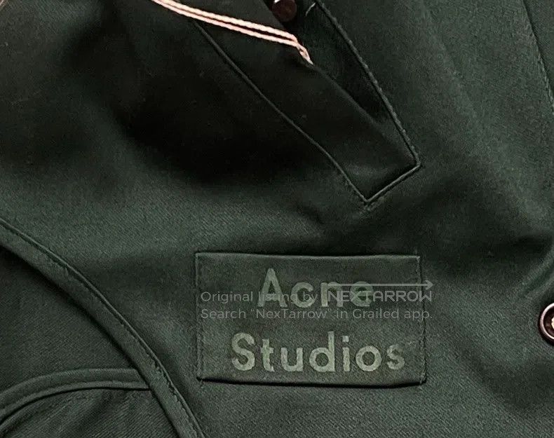 Acne Studios Acne Studios Green coach jacket Size US M / EU 48-50 / 2 - 6 Thumbnail