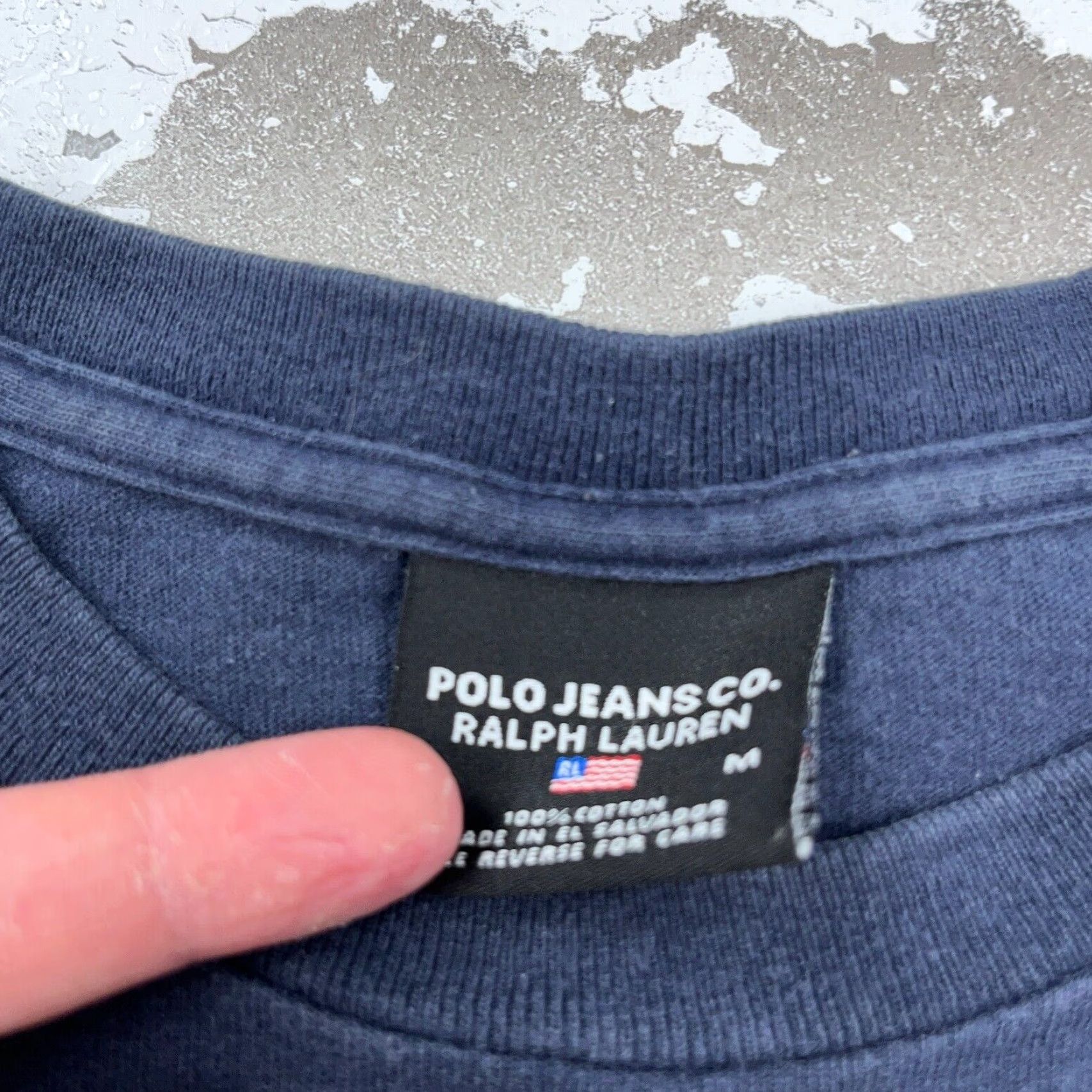 Ralph Lauren VINTAGE Ralph Lauren Shirt Men Medium Blue Polo Jeans Y2K 90s Football Champions Size US M / EU 48-50 / 2 - 3 Thumbnail
