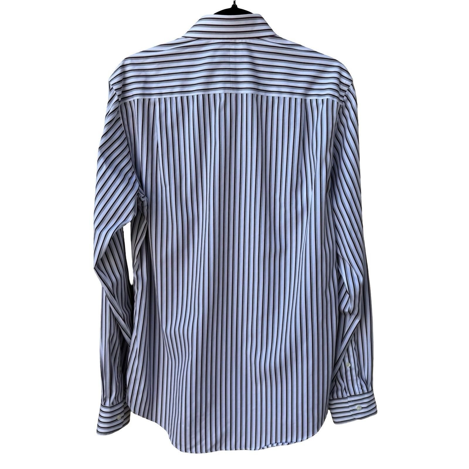 Jos. A. Bank Jos. A. Bank Traveler's Collection Slim Fit Striped Dress Sh Size US M / EU 48-50 / 2 - 7 Thumbnail