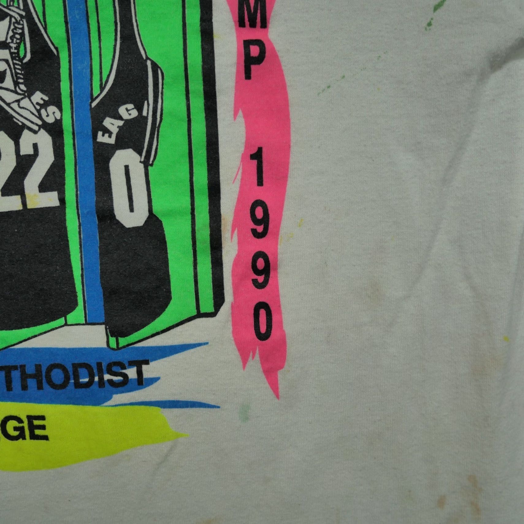 Nike VINTAGE Nike Air Jordan T Shirt Adult XL White 90s Men Size US XL / EU 56 / 4 - 4 Thumbnail