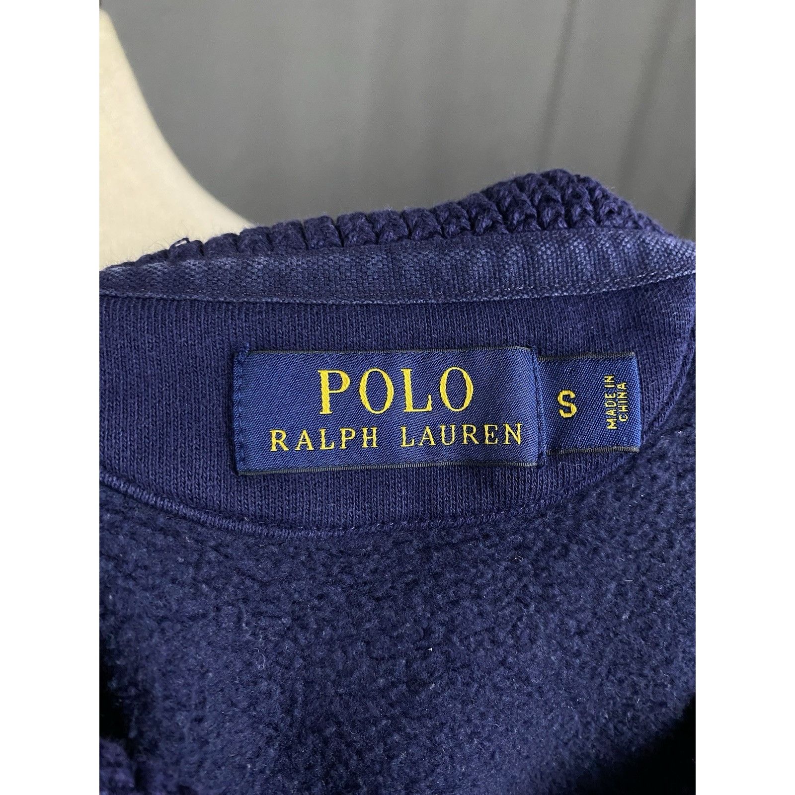 Polo Ralph Lauren Polo Ralph Lauren Big Logo Men's Blue High Neck Sweater Size Size US S / EU 44-46 / 1 - 10 Thumbnail