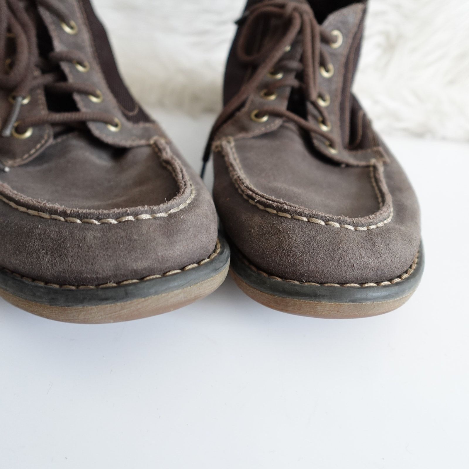 Timberland Timberland Chukka Boots Suede Canvas Brown Earthkeepers Size US 8.5 / EU 41-42 - 6 Thumbnail