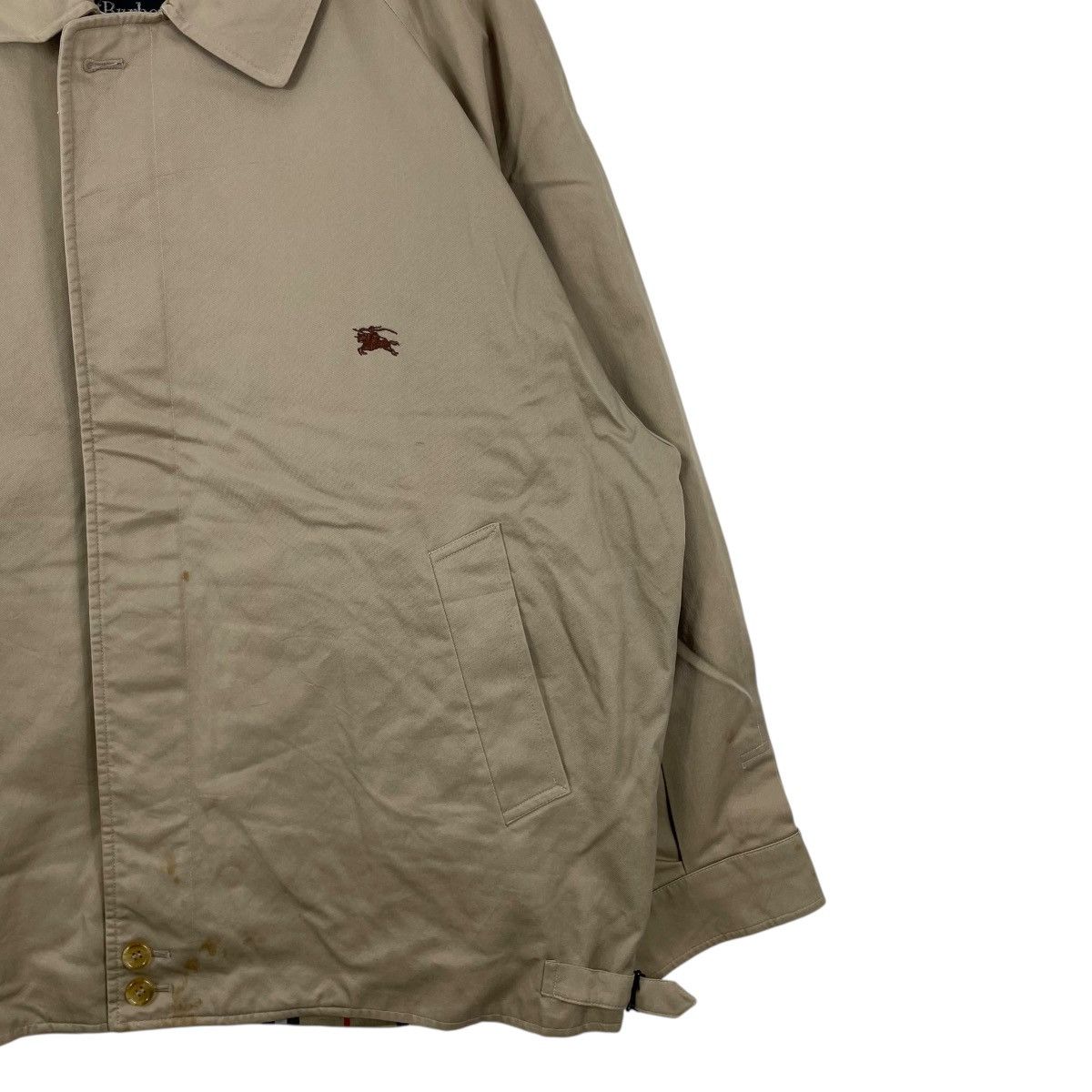 Burberry Vintage 90s Burberrys Nova Check Zipper Jacket Size US XL / EU 56 / 4 - 5 Thumbnail