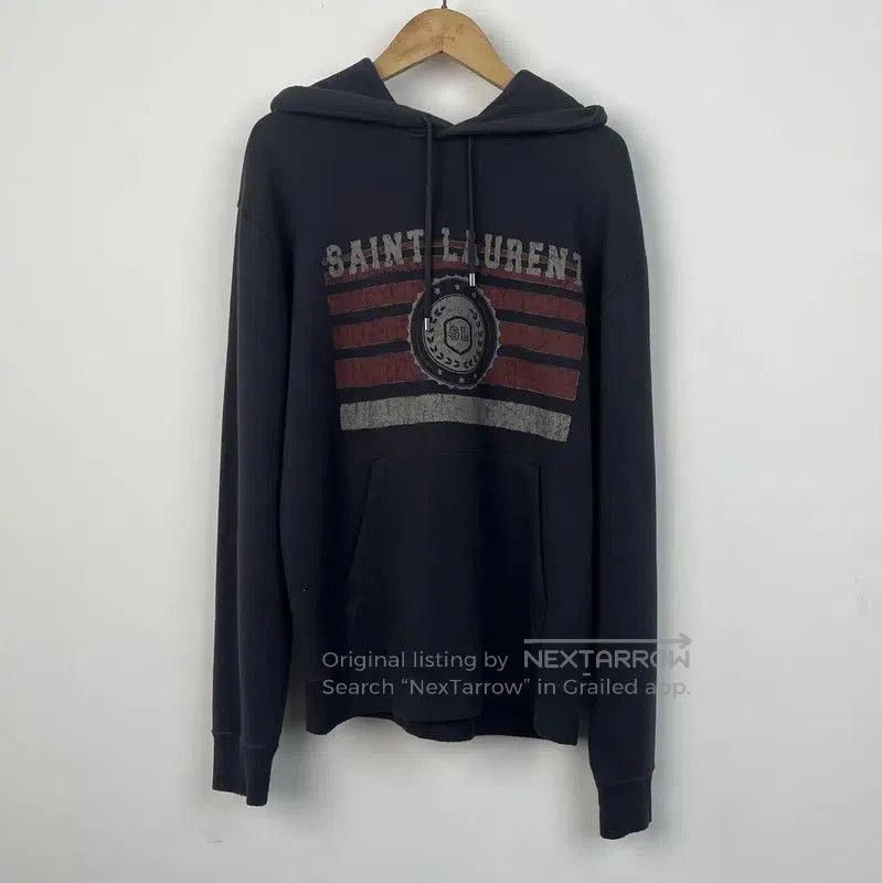 Yves Saint Laurent Saint Laurent Navy Blue Women's Hoodie . Size XS / US 0-2 / IT 36-38 - 1 Thumbnail