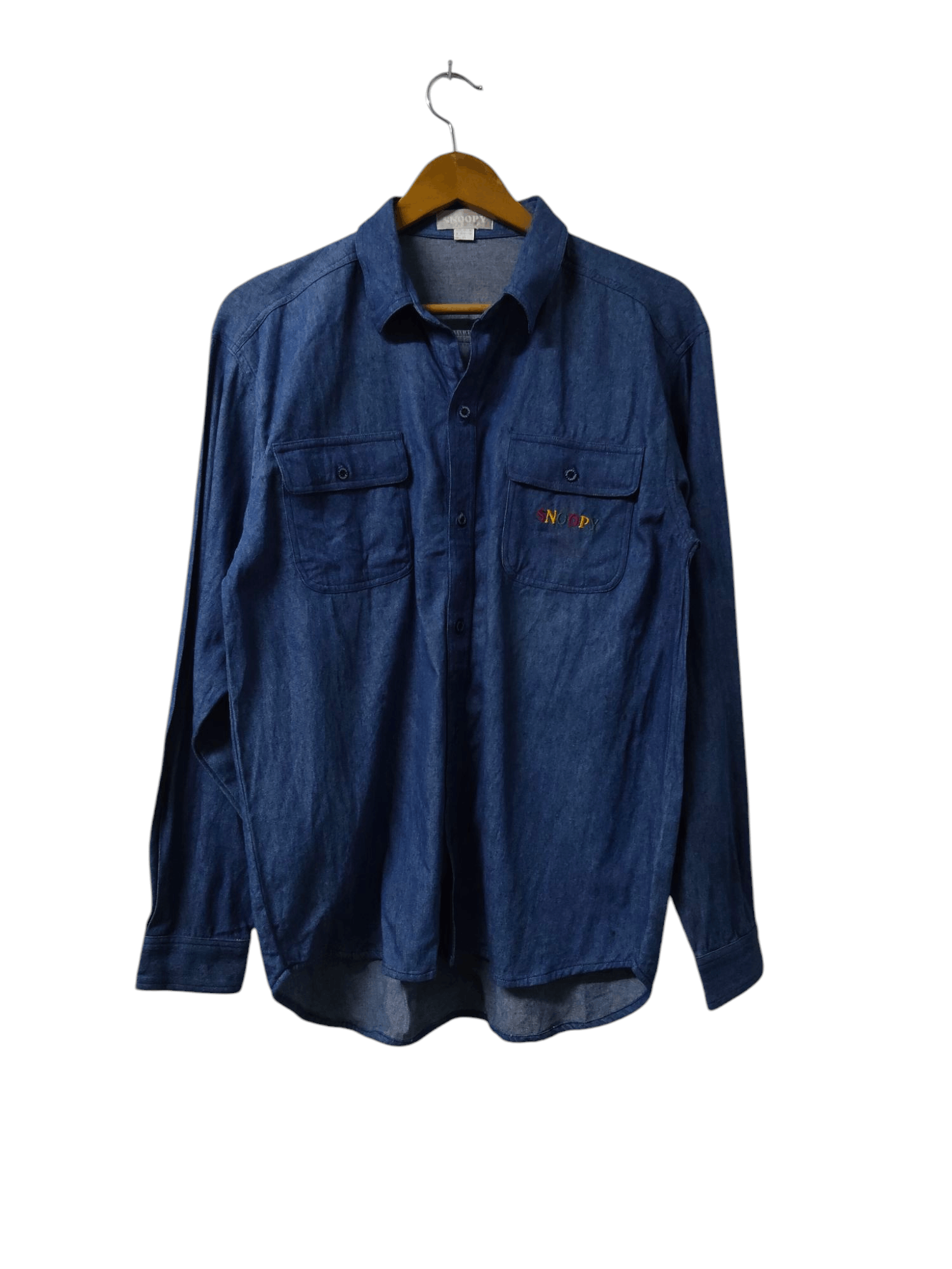 Cartoon Network × Vintage vintage SNOOPY denim buttton ups shirt Size US M / EU 48-50 / 2 - 2 Thumbnail