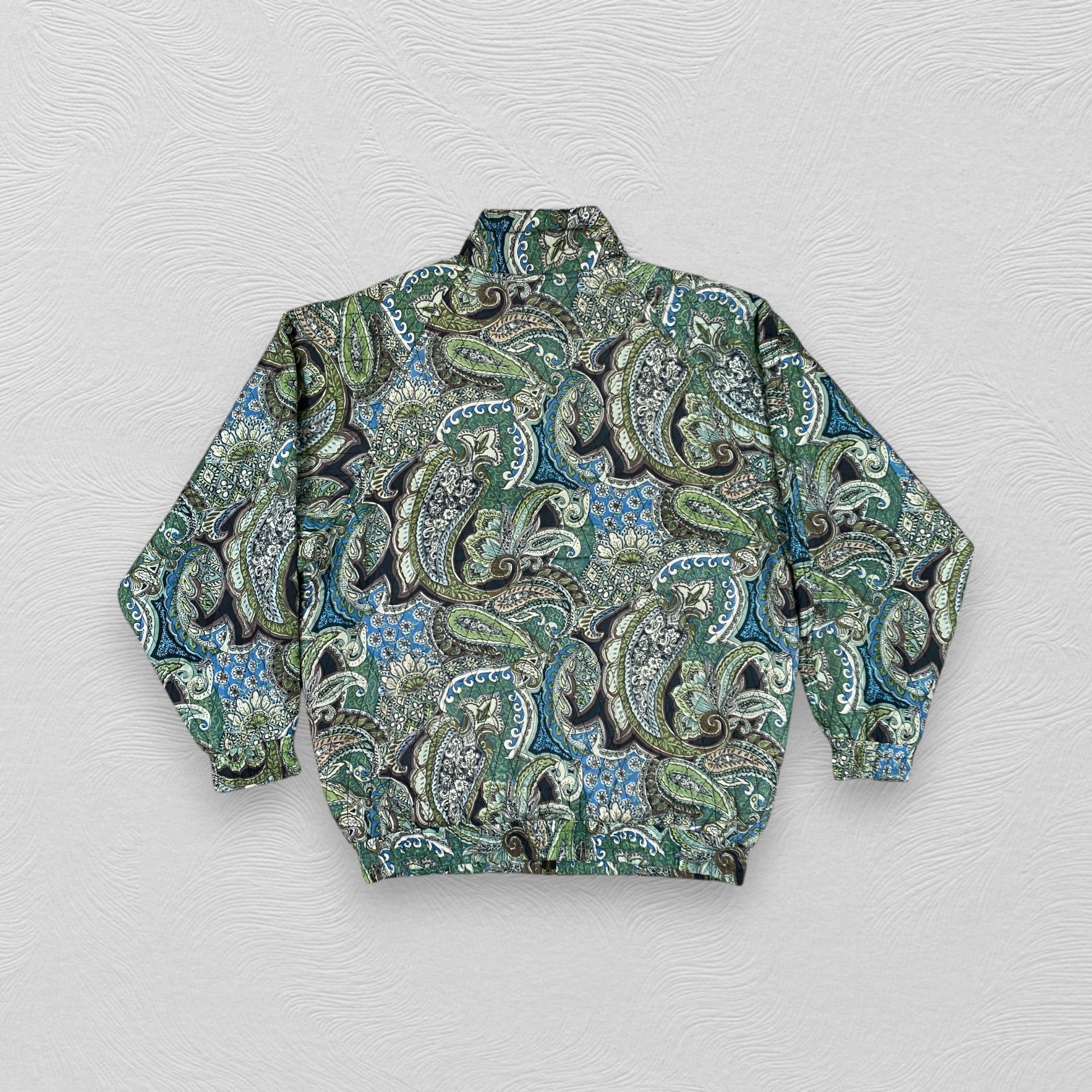 Japanese Brand Vintage Robert Stock Paisley Silk Medium Jacket- J368 Size US M / EU 48-50 / 2 - 2 Thumbnail