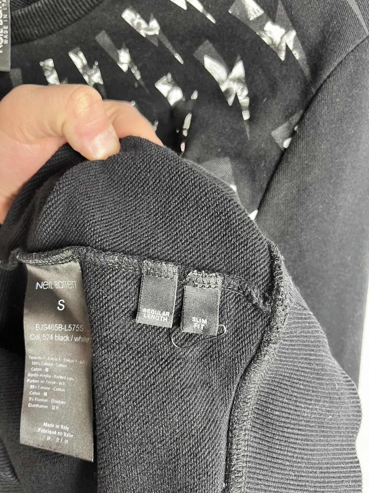 Designer × Neil Barrett × Other Neil Barrett Sweatshirt Size US S / EU 44-46 / 1 - 9 Thumbnail