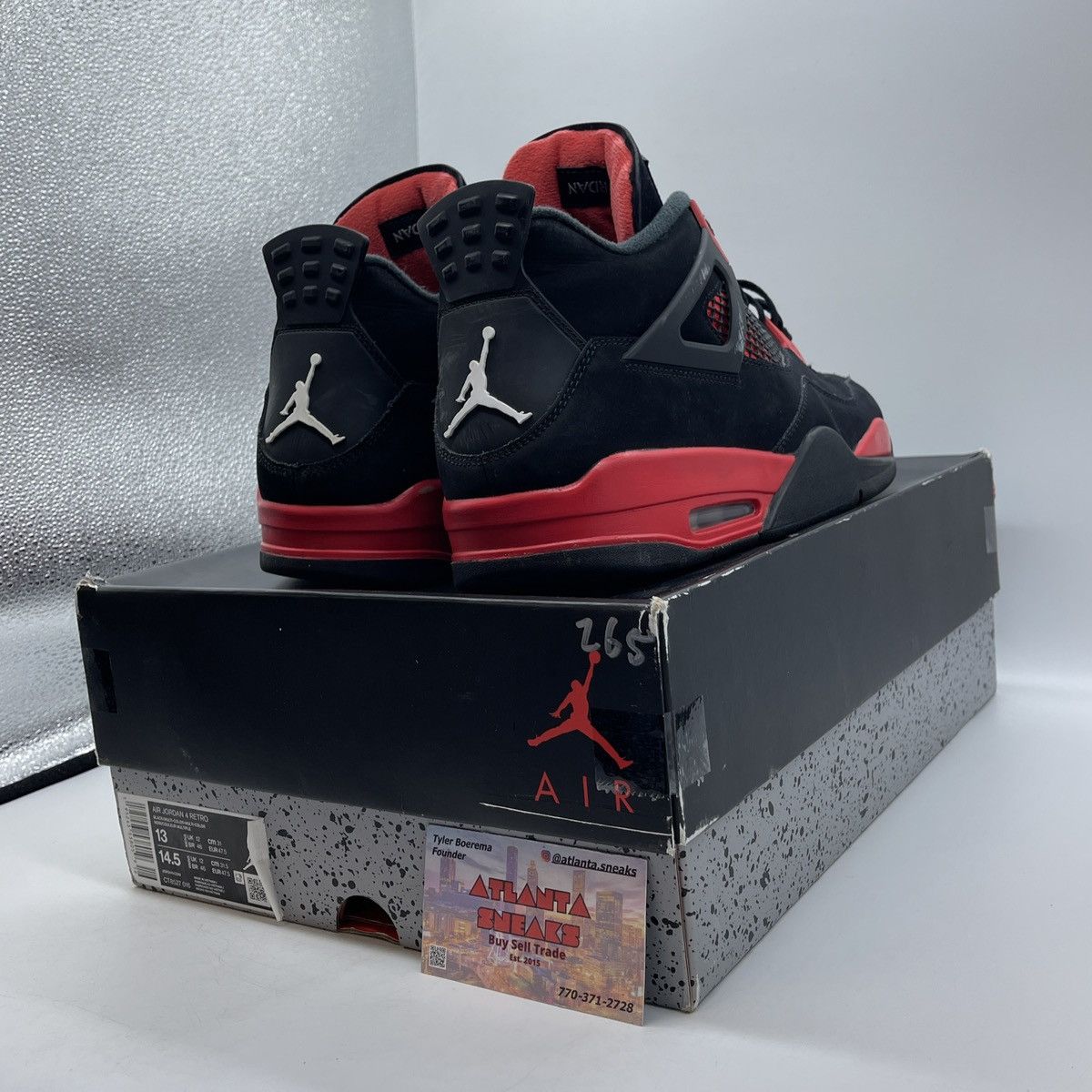 Jordan Brand Air Jordan 4 red thunder Size US 13 / EU 46 - 4 Thumbnail