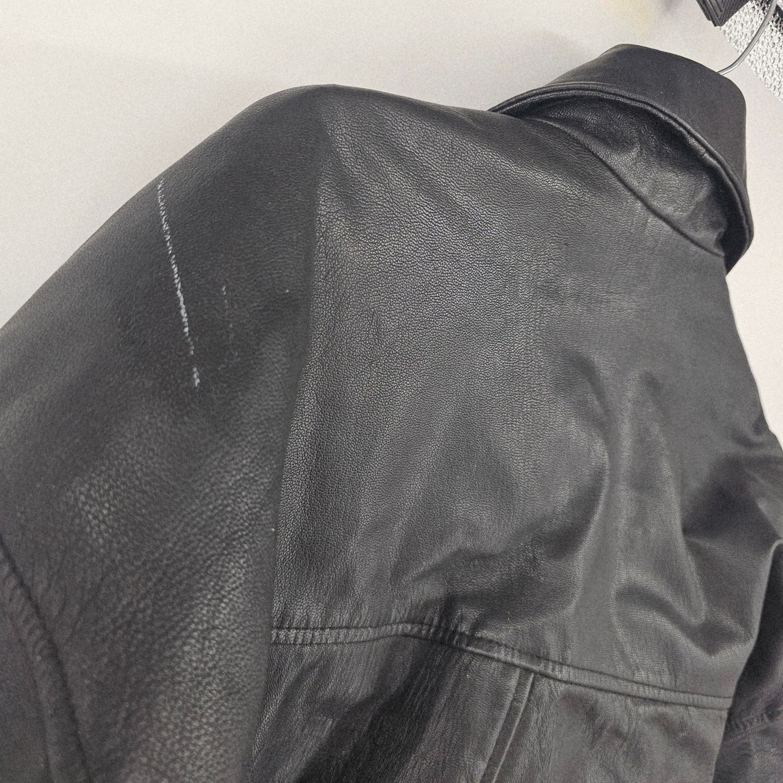 Vintage Milan Leather Black Bomber Biker Jacket Leathermaster XXL Size US XXL / EU 58 / 5 - 11 Thumbnail