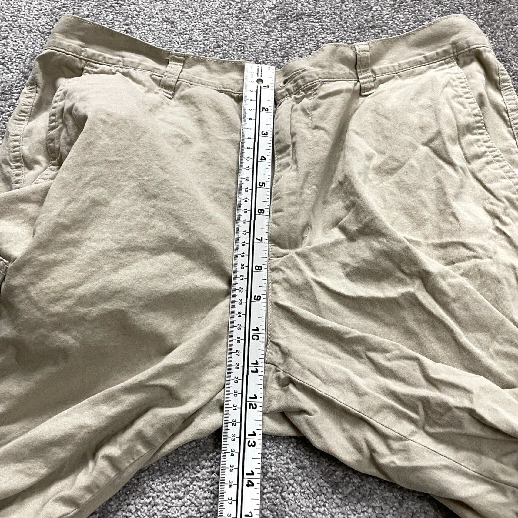Vintage Columbia Cargo Shorts Mens 36 Brown Cotton Flat Front Casual Outdoor Active 36x9 Size US 36 / EU 52 - 7 Thumbnail