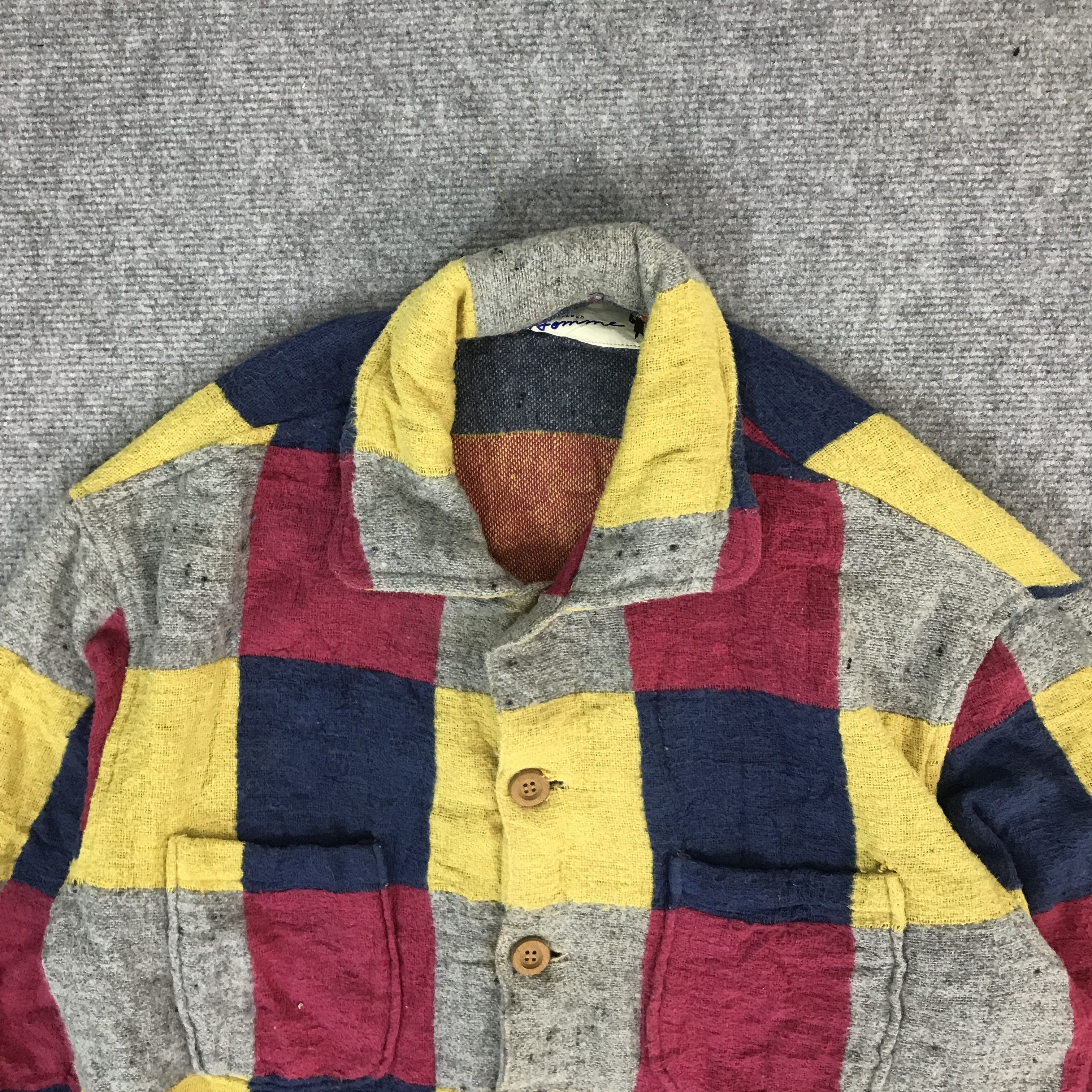 Japanese Brand HAKKA HOMME JAPAN MULTICOLOUR JACKET Size US L / EU 52-54 / 3 - 2 Thumbnail