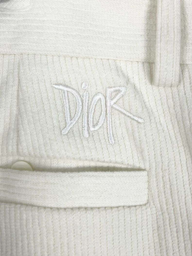Dior Dior Size XL Co-branded Stussy White Embroidered Logo Casu Size US 36 / EU 52 - 4 Thumbnail