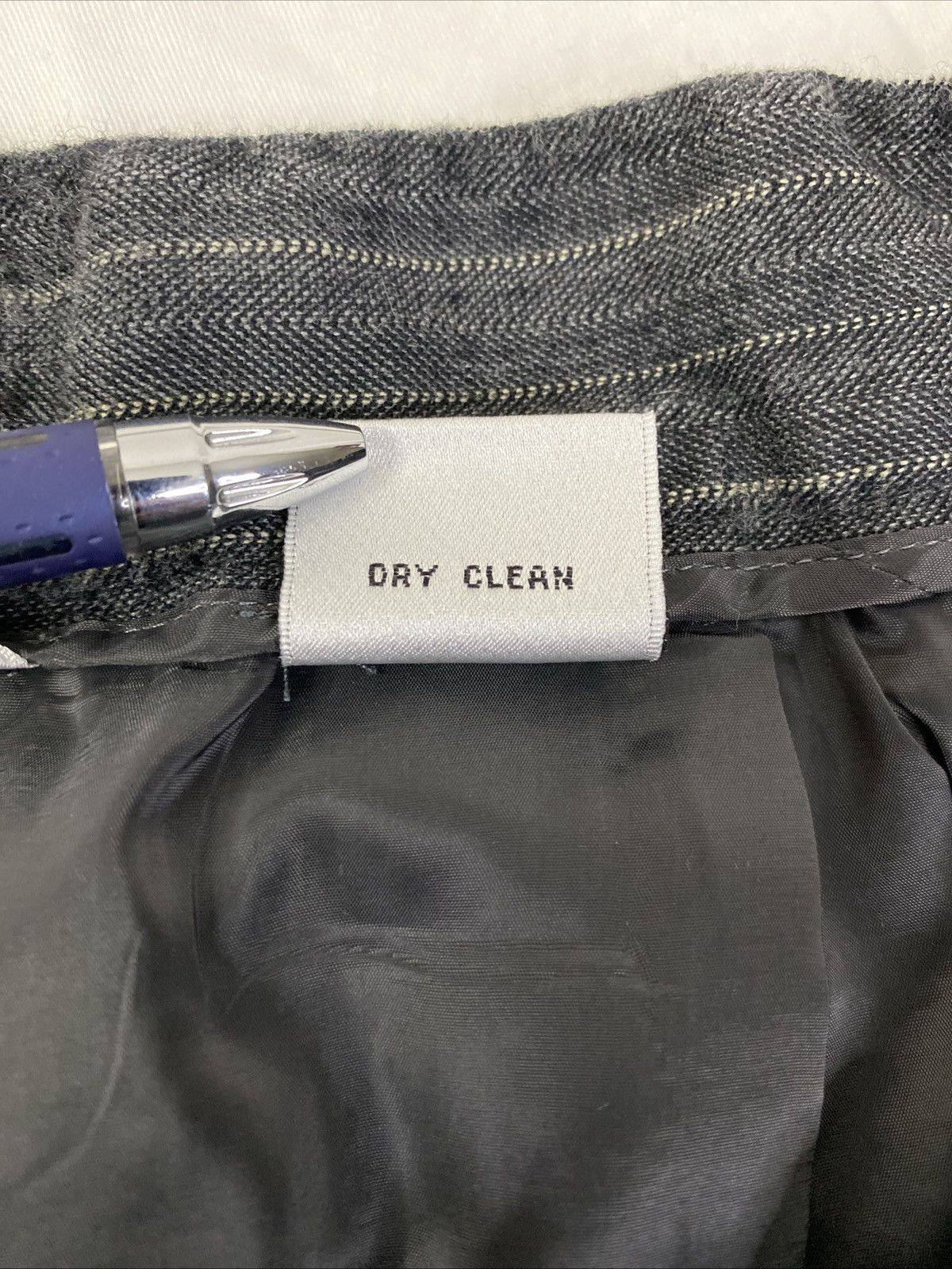 Talbots Talbots Gray Pinstripe Women's Dress Wool Pants Career Sz 18 Size 40" / US 18 - 7 Thumbnail