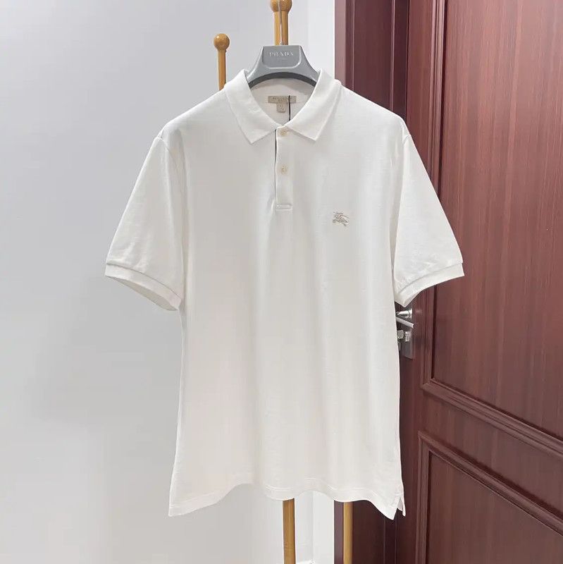Burberry Burberry Men's Embroidered Cotton Polo Shirt Size US XXL / EU 58 / 5 - 1 Thumbnail