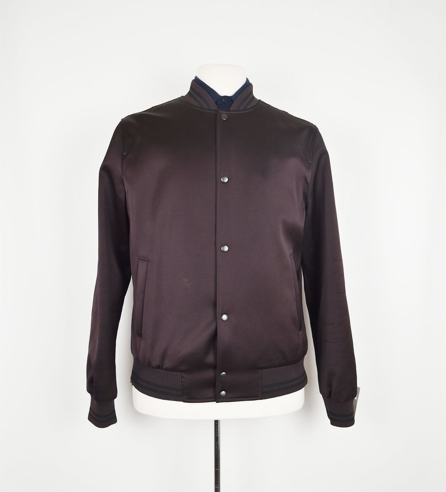 image of Vince Satin Jacket in Brown, Men's (Size Medium)