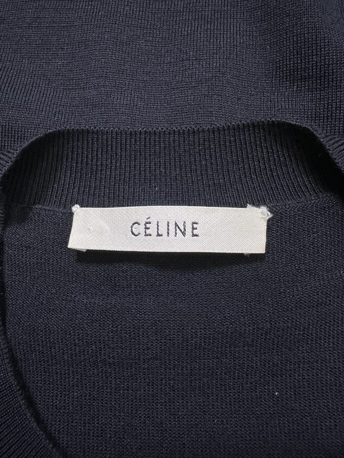 Celine Celine - Phoebe Philo - Colorblock Knit Layered Sweater Size S / US 4 / IT 40 - 13 Thumbnail